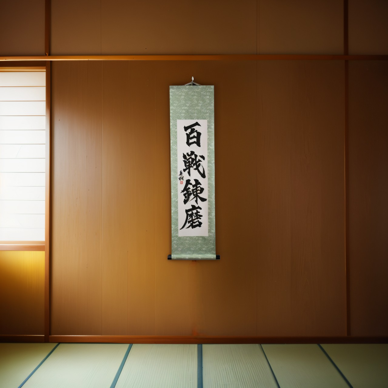 Durch zahllose Schlachten geschmiedete Stärke — 百戦錬磨 (Hyakusen Renma)