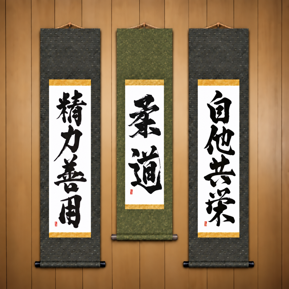 柔道 (Judo), 精力善用 (Seiryoku Zenyo) & 自他共栄 (Jita Kyoei), Judo Philosophy Complete Set — Powerful Style